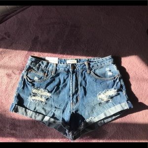 Forever 21 “festival” Jean shorts